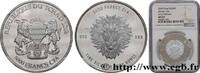 TSCHAD 5000 Francs CFA, Lion Africain Mandala TSCHAD Paris 2018 (38,1mm, 31,1g, 12h) -