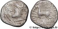 FRANKREICH Denier KALETEDOY à la demi-rouelle GALLIEN - BELGICA - LINGONES (Region die Langres) IIe - Ier siècles avant J.-C. (13,5mm, 1,93g, 11h) -