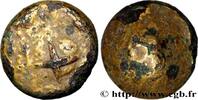 FRANKREICH Statère globulaire fourré à la croix GALLIEN - SENONES (Region die Sens) c. 100-80 AC. (13mm, 3,52g, h) -