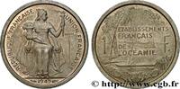 FRANZÖSISCHE POLYNESIA - Franzözische Ozeanien Essai de 1 Franc Établissements français de l’Océa FRANZÖSISCHE POLYNESIA - Franzözische Ozeanien Paris 1949 (23mm, 5,17g, 6h) -