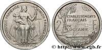 FRANZÖSISCHE POLYNESIA - Franzözische Ozeanien Essai de 2 Francs Établissements français de l’Océ FRANZÖSISCHE POLYNESIA - Franzözische Ozeanien Paris 1949 (27mm, 10,10g, 6h) -