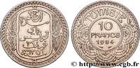 TUNESIEN - Französische Protektorate 10 Francs au nom du Bey Ahmed datée 1353 TUNESIEN - Französische Protektorate Paris 1934 (28mm, 10,05g, 6h) -