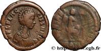 THE END OF EMPIRE(363 AD to 476 AD) Nummus AELIA FLACILLA Constantinople 383-384 (14mm, 1,11g, 12h) -