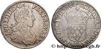 FRANKREICH Demi-écu, portrait apollinien LOUIS XIV THE SUN KING Rouen 1662 (33mm, 13,43g, 6h) -