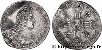 FRANKREICH Douzième d'écu aux huit L, 2e type LOUIS XIV THE SUN KING Amiens 1704 (21,5mm, 1,97g, 6h) -