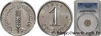 FRANKREICH 1 centime Épi FUNFTE FRANZOSISCHE REPUBLIK Pessac 1981 (15mm, 1,65g, 6h) -
