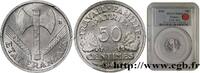 FRANKREICH 50 centimes Francisque, légère ETAT FRANÇAIS 1944 (18mm, 0,7g, 6h) -