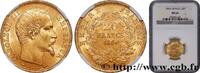 FRANKREICH 20 francs or Napoléon III, tête nue ZWEITES KAISERREICH Paris 1860 (21mm, 6,45161 g, 6h) -