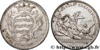 FRANKREICH Canal de Briare et Louis-Antoine de Pardaillan-Gon NOBLESSE DE L'ORLÉANAIS 1742 (33,5mm, 15,76g, 6h) -