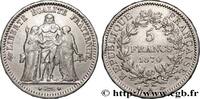 FRANKREICH 5 francs Hercule DRITTE FRANZOSISCHE REPUBLIK Paris 1870 (37mm, 24,97g, 6h) -