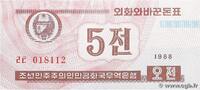 NORDKOREA 5 Chon NORDKOREA 5 Chon 1988 ST -