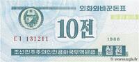NORDKOREA 10 Chon NORDKOREA 10 Chon 1988 ST -