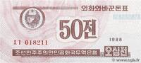 NORDKOREA 50 Chon NORDKOREA 50 Chon 1988 ST -