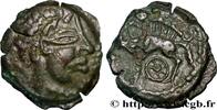FRANKREICH Bronze au sanglier de Saint-André-sur-Cailly VELIOCASSES (Region die Normandie c. 60-50 AC. (14,5mm, 2,29g, 7h) -