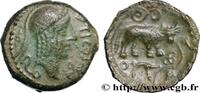 FRANKREICH Bronze SVTICOS, classe I au taureau VELIOCASSES (Region die Normandie c. 50-40 AC. (16mm, 3,29g, 7h) -