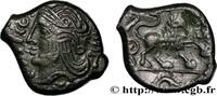 FRANKREICH Bronze SVTICOS, classe II au lion VELIOCASSES (Region die Normandie c. 50-40 AC. (14,5mm, 2,99g, 4h) -