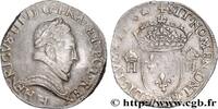 FRANKREICH Teston, 4e type HENRY III La Rochelle 1576 (29mm, 9,53g, 2h) -