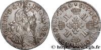 FRANKREICH Écu à la croix fleurdelisée couronnée et aux huit LOUIS XV THE WELL-BELOVED La Rochelle 1725 (37,5mm, 22,24g, 6h) -