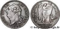 FRANKREICH Écu dit au génie, type FRANÇOIS LOUIS XVI Paris 1792 (39,5mm, 29,08g, 6h) -