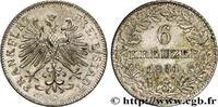 6 Kreuzer Ville libre de Francfort DEUTSCHLAND - FRANKFURT FREIE STADT Francfort 1851 (20mm, 2,49g, 12h) VZ