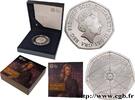 VEREINIGTEN KÖNIGREICH 50 Pence Proof Sir Isaac Newton VEREINIGTEN KÖNIGREICH 2017 (27,3mm, 8g, 12h) -