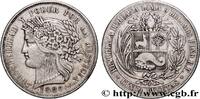 5 Pesetas 1880 PERU PERU Lima 1880 (37,50mm, 24,83g, 6h) fSS