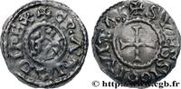 FRANKREICH Denier KARL DER KAHLE Soissons Édit de Pistres, 25/06/864 (20,5mm, 1,70g, 9h) -