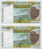 500 Francs Consécutifs 2002 WEST AFRIKANISCHE STAATEN WEST AFRIKANISCHE STAATEN 500 Francs Consécutifs 2002 ST ST