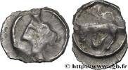 Potin “à la tête diabolique” c. 80-50 AC. FRANKREICH TURONES (Area of Touraine)  c. 80-50 AC. (16mm, 2,18g, 3h) SS