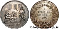 FRANKREICH Médaille, Société pour l’instruction élémentaire ENSEIGNEMENT 1892 (41mm, 38,04g, 12h) -