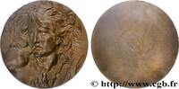 FRANKREICH Imposante médaille Orphée - Joueur de lyre, refrap MUSIQUE, ARTS ET CONCERTS Monnaie de Paris (1899)/1970 (115mm, 727,12g, 12h) -