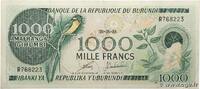 BURUNDI 1000 Francs BURUNDI 1000 Francs 1988 fVZ -