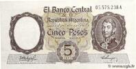 ARGENTINIEN 5 Pesos ARGENTINIEN 5 Pesos 1960 fST+ -