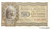 ARGENTINIEN 50 Centavos ARGENTINIEN 50 Centavos 1950 fST+ -