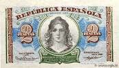 SPANIEN 2 Pesetas SPANIEN 2 Pesetas 1938 ST -