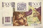 500 Francs CHATEAUBRIAND 1945 FRANKREICH FRANKREICH 500 Francs CHATEAUBRIAND 1945 fST fST