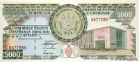 BURUNDI 5000 Francs BURUNDI 5000 Francs 1997 fST+ -