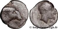 Classic 1 (480 BC to 400 BC) Hemiobole KARIEN - UNBESTIMMTER DYNAST Halicarnasse, Carie c. 395-377 AC. (8mm, 0,38g, 3h) -