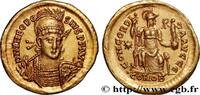 THE END OF EMPIRE(363 AD to 476 AD) Solidus THEODOSIUS II Constantinople 408-420 (20mm, 4,37g, 6h) -