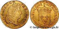 FRANKREICH Louis d'or à l'écu LOUIS XIV THE SUN KING Rouen 1691 (25mm, 6,69g, 6h) -