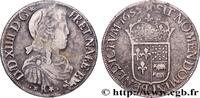 FRANKREICH Écu de Béarn, portrait à la mèche longue LOUIS XIV THE SUN KING Morlaàs 1655 (39mm, 26,29g, 12h) -