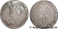 FRANKREICH Demi-écu, portrait apollinien LOUIS XIV THE SUN KING Bayonne 1661 (32mm, 13,44g, 6h) -
