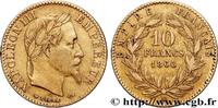 FRANKREICH 10 francs or Napoléon III, tête laurée ZWEITES KAISERREICH Strasbourg 1866 (19mm, 3,18g, 6h) -