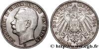 DEUTSCHLAND - BADEN 3 Mark Frédéric II DEUTSCHLAND - BADEN Karlsruhe 1914 (33mm, 16,69g, 12h) -