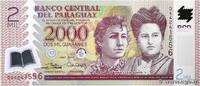 PARAGUAY 2000 Guaranies PARAGUAY 2000 Guaranies 2017 ST -
