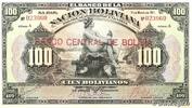 BOLIVIEN 100 Bolivianos BOLIVIEN 100 Bolivianos 1929 fVZ -