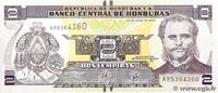 HONDURAS 2 Lempiras HONDURAS 2 Lempiras 2019 ST -