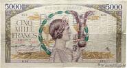 FRANKREICH 5000 Francs VICTOIRE FRANKREICH 5000 Francs VICTOIRE 1935 S -