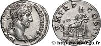 THE ANTONINES (96 AD to 192 AD) Denier HADRIANUS Rome 123 (16,5mm, 3,36g, 6h) -