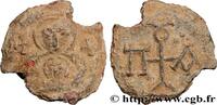 THE HERACLIUS DYNASTY (602-717) Sceau en plomb BYZANTION - SIEGEL Constantinople Ve-VIIIe siècle (21,5mm, 7,71g, 12h) -